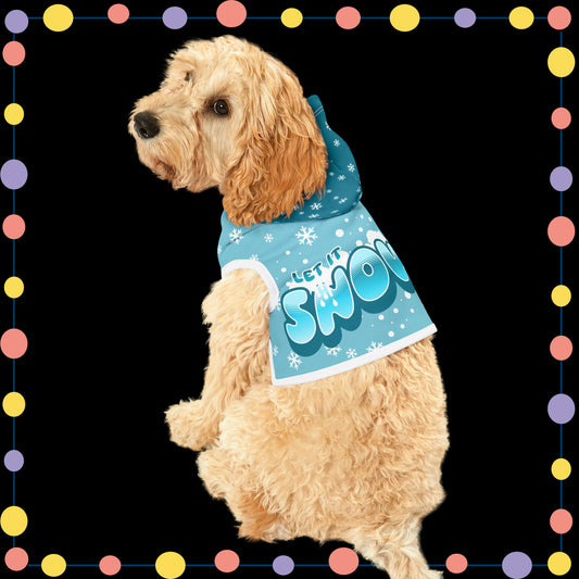 Let It Snow Dog Hoodie