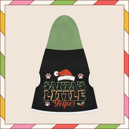 SANTA'S LITTLE YELPER - Xmas Dog Hoodie