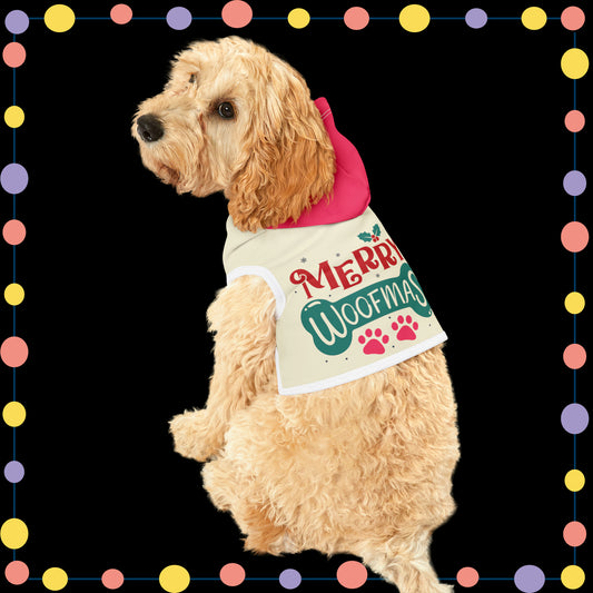 Christmas dog hoodie.