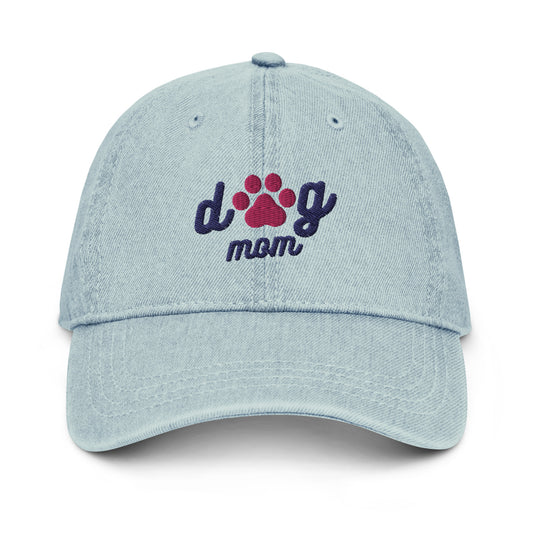 DOG MOM Denim Hat