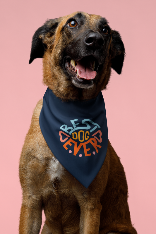 Best dog ever - dog bandana German shepherd