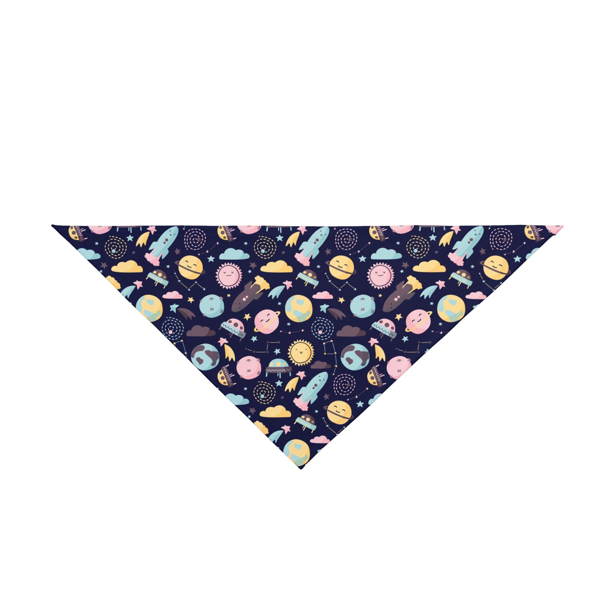 Space dog bandana mock-up