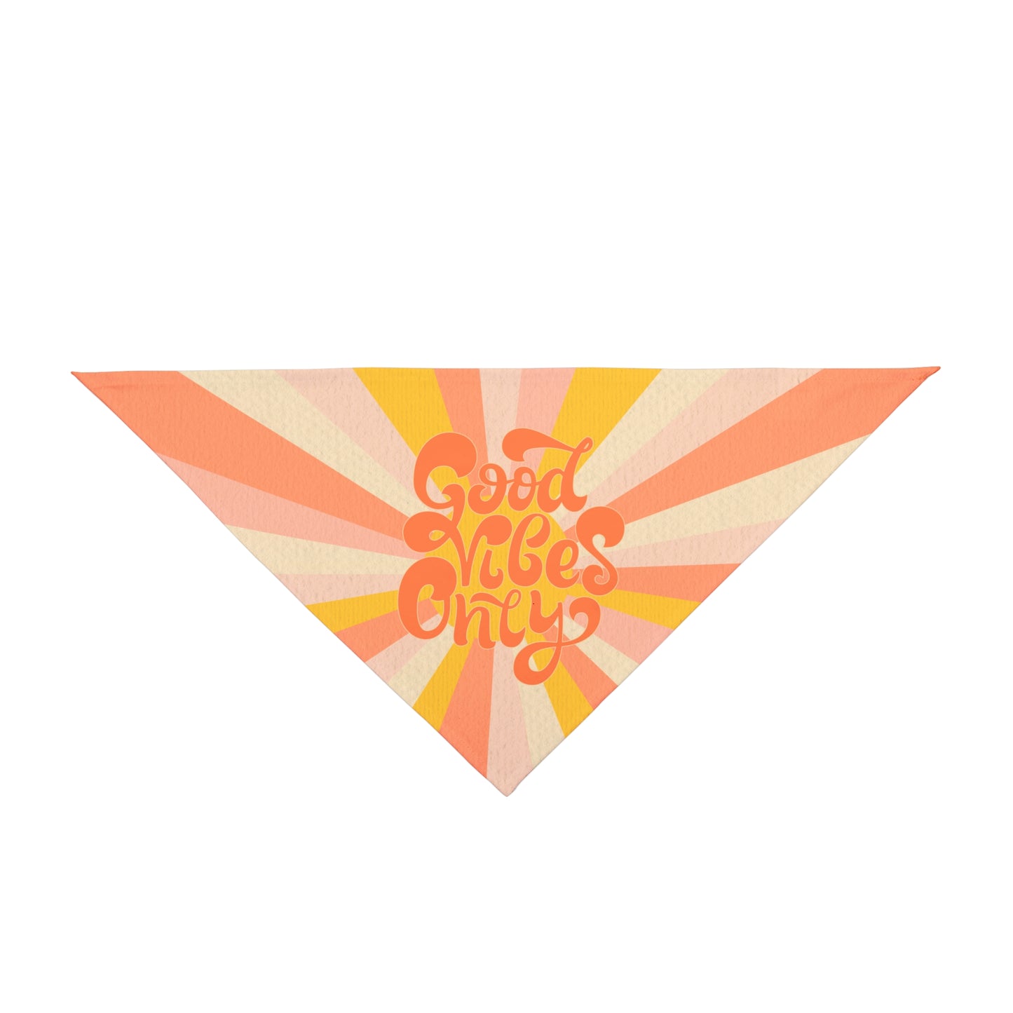 Good vibes only - dog bandana