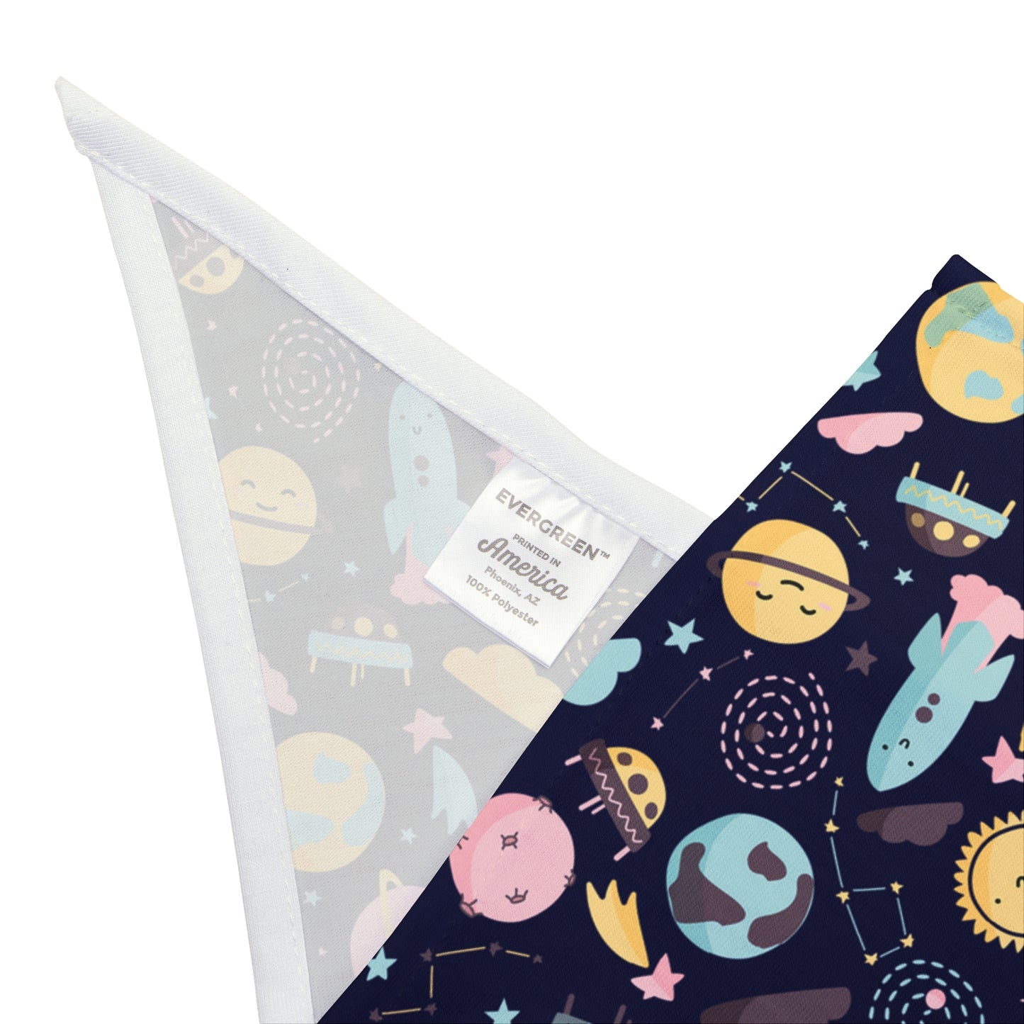 Space dog bandana large dogs