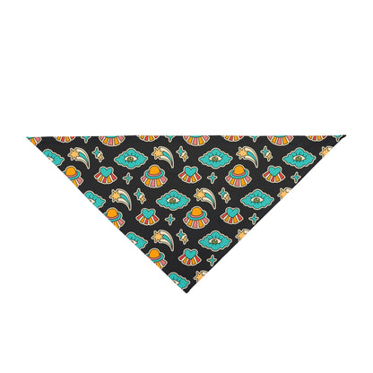 Cosmic love dog bandana mock-up