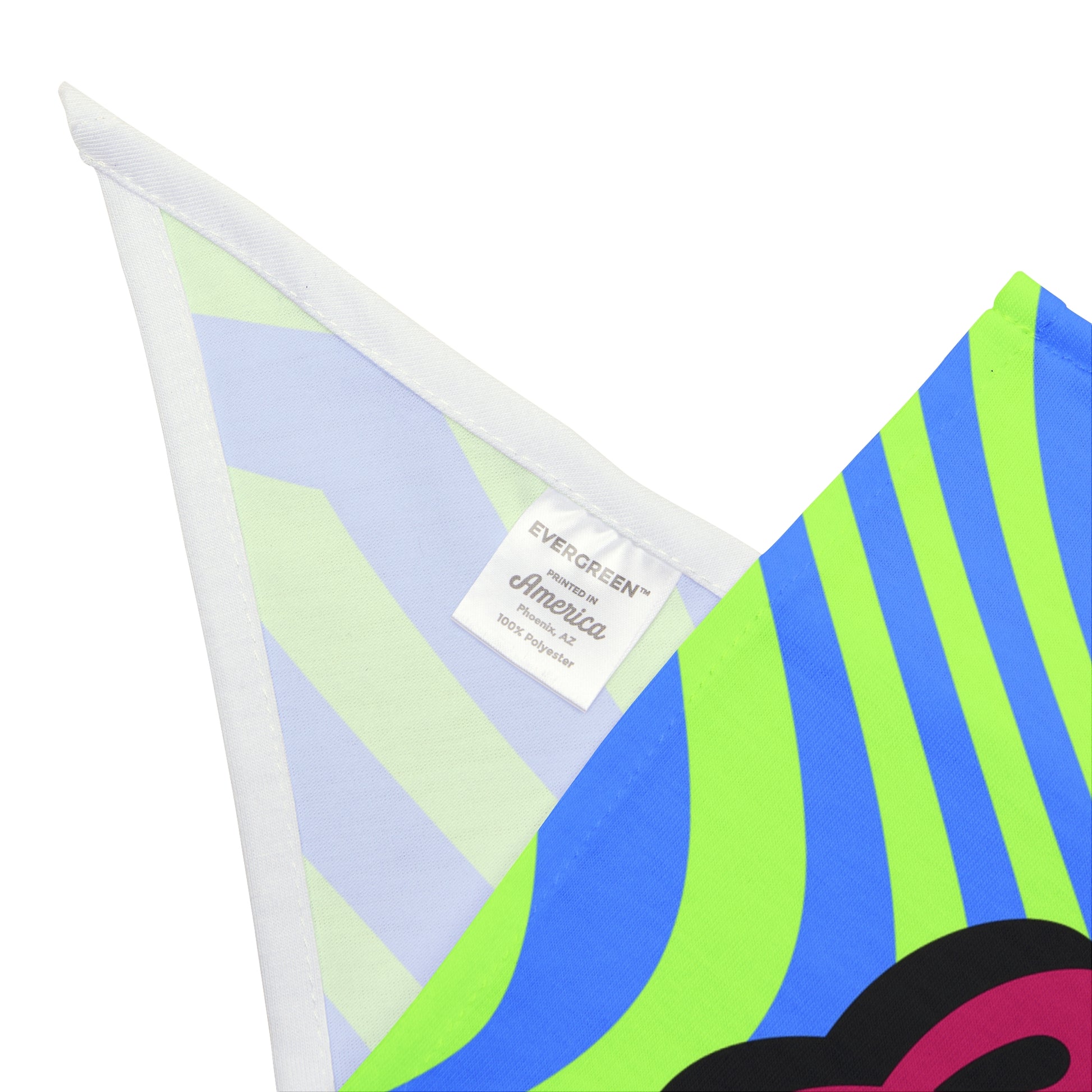 Funky dog bandana mock-up