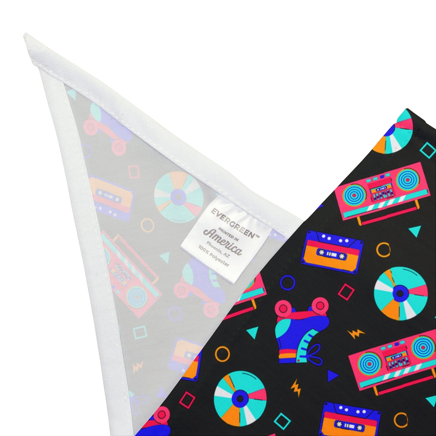 90s music - dog bandana mockup