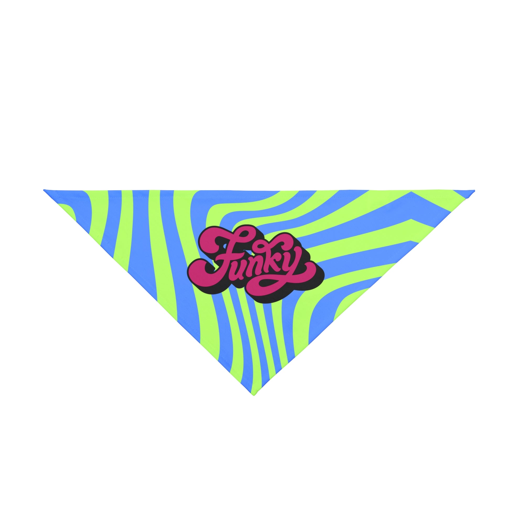 Funky dog bandana mock-up