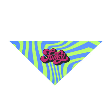 Funky dog bandana mock-up