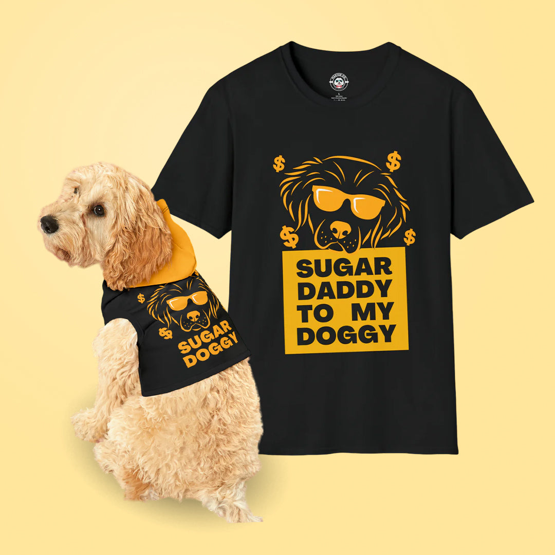 Sugar Doggy Black Hoodie