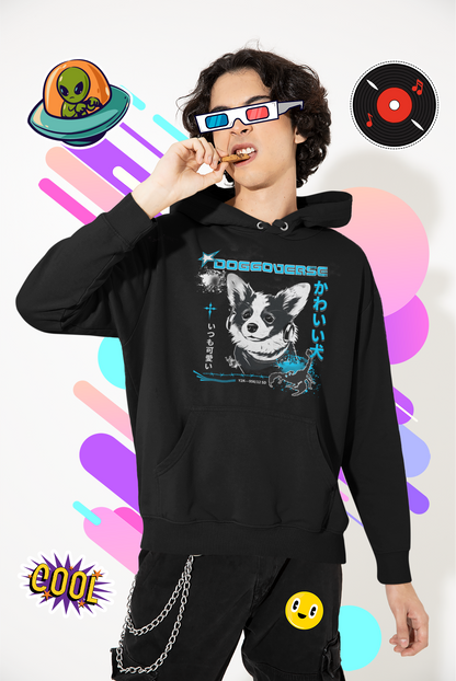 Manga inspired hoodie mockup