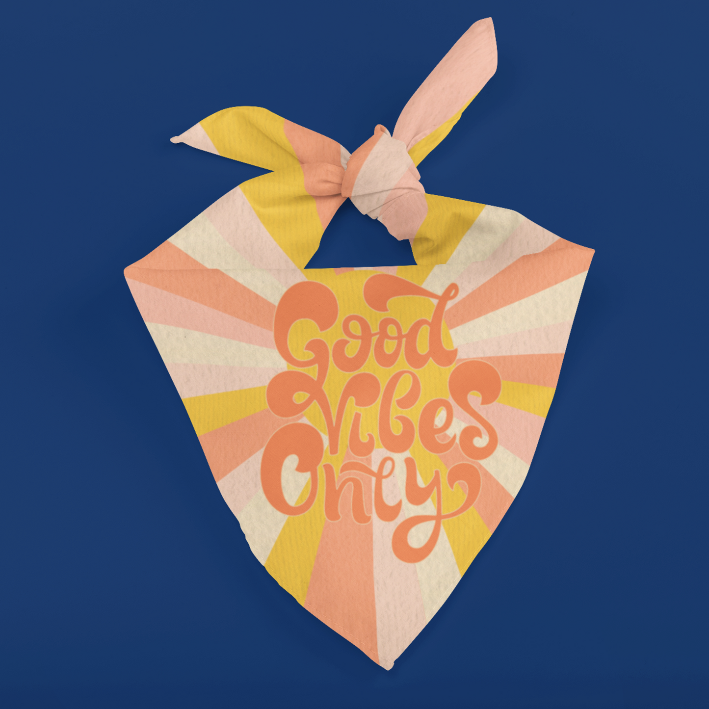 Good vibes only - dog bandana