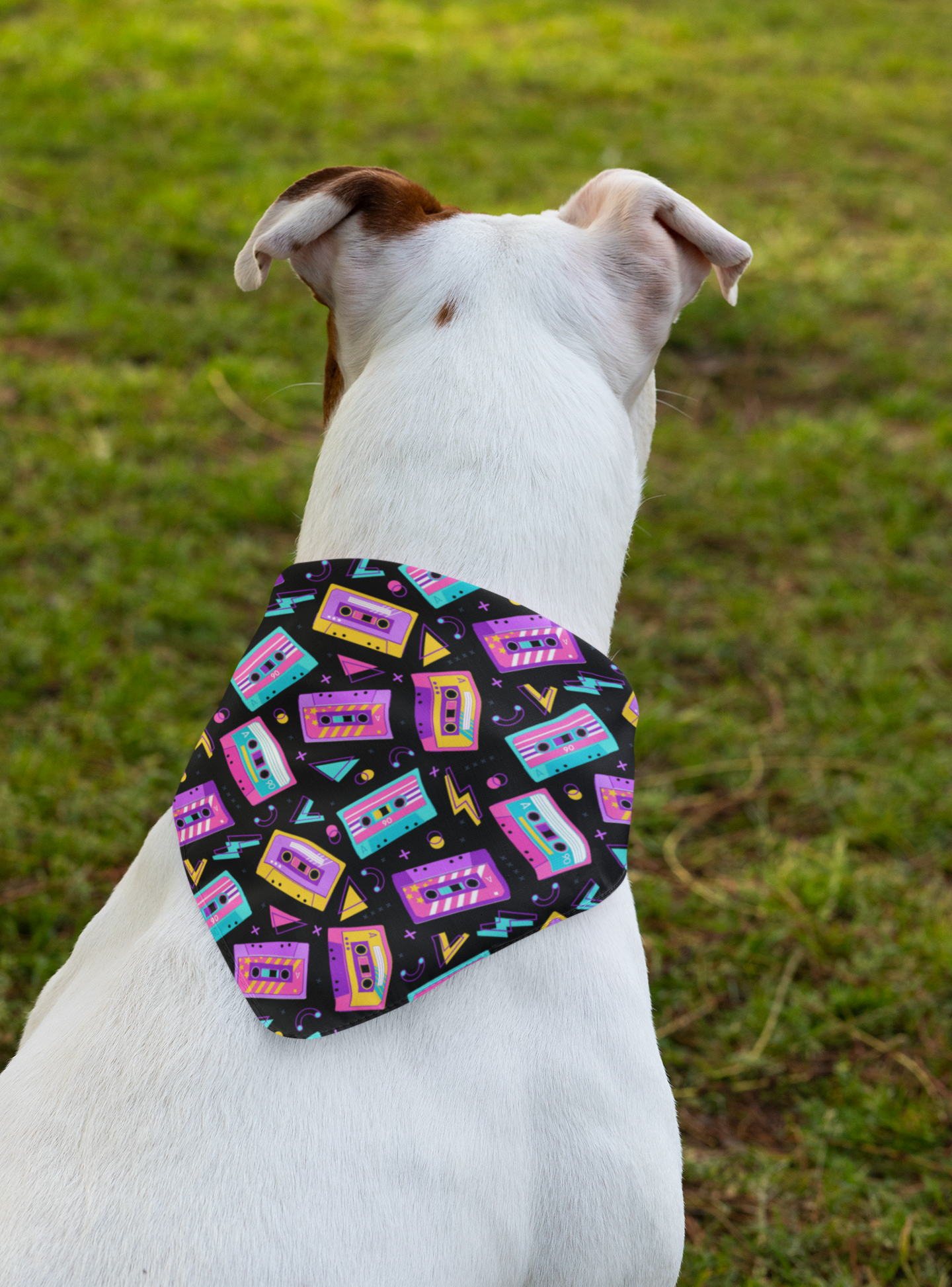 90s music - dog bandana pit bull