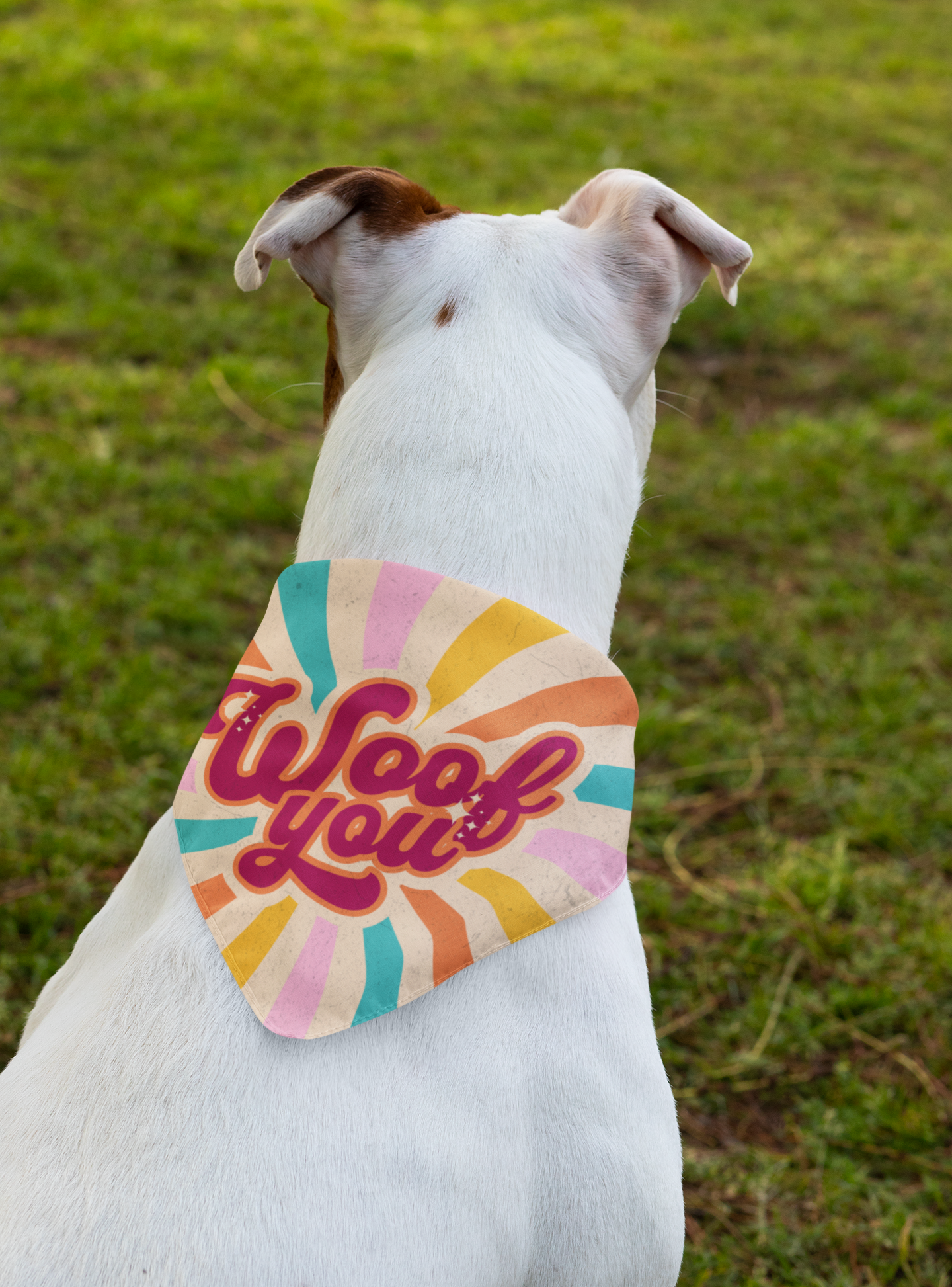 Stylish Woof You Dog Bandana